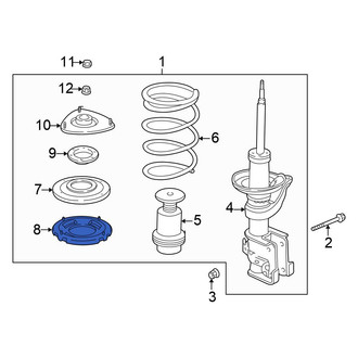 Honda OE - Front Upper Coil Spring Insulator