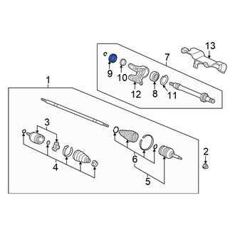 Honda OE - Front CV Axle Shaft Seal