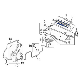 Honda OE - Front Left Wiper Blade