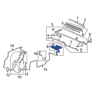 Honda OE - Front Wiper Motor