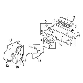 Honda OE - Windshield - Wiper & Washer Components