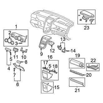 Honda OE - Front Inner Door Window Belt Weatherstrip Clip