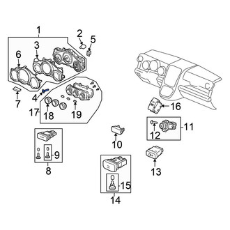Honda OE - Instrument Cluster Screw