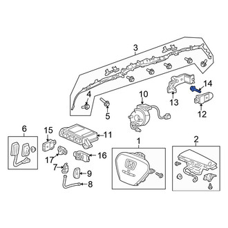 Honda OE - Air Bag Impact Sensor Bolt