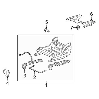 Honda OE - Seats & Tracks - Tracks & Components (Passenger Seat)