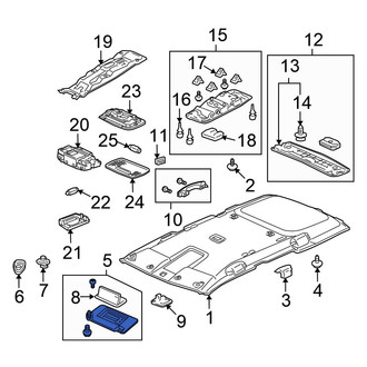 Honda OE - Left Sun Visor