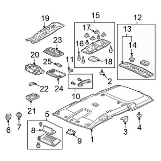 Honda OE - Roof - Interior Trim