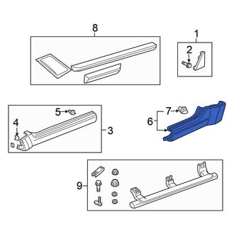 Honda OE - Front Left Rocker Panel Guard