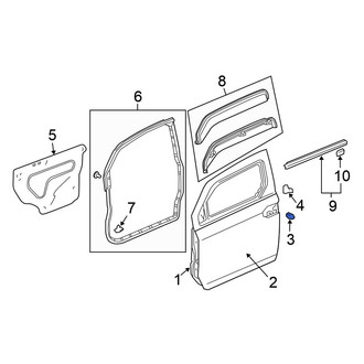 Honda OE - Rear Door Stop