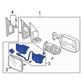 Honda OE - Front Left Door Lock Actuator Motor