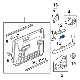 Honda OE - Right Door Window Switch