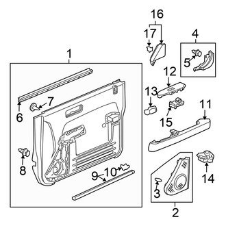 Honda OE - Front Door - Interior Trim