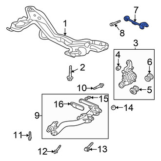 Honda OE - Front Left Suspension Control Arm