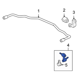 Honda OE - Rear Left Suspension Stabilizer Bar Link