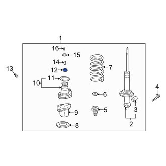 Honda OE - Suspension Strut Mount Insulator