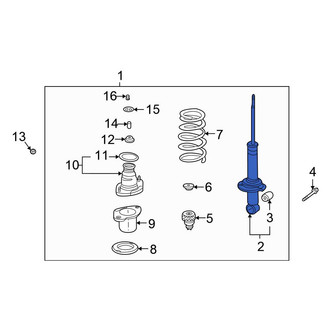 Honda OE - Front Right Suspension Strut