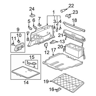 Honda OE - Rear Body & Floor - Interior Trim
