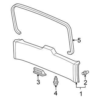 Honda OE - Lift Gate - Interior Trim