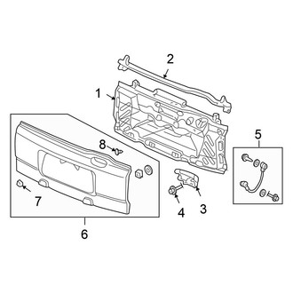Honda OE - Tail Gate - Gate & Hardware