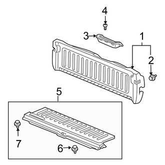 Honda OE - Tail Gate - Interior Trim