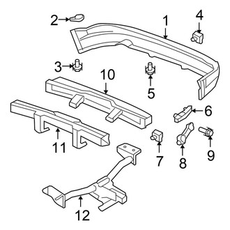 Honda OE - Rear Bumper - Bumper & Components (SC)
