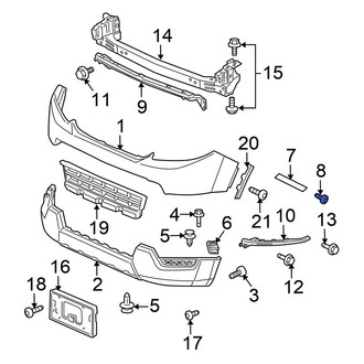 Honda OE - Bumper Guide Screw
