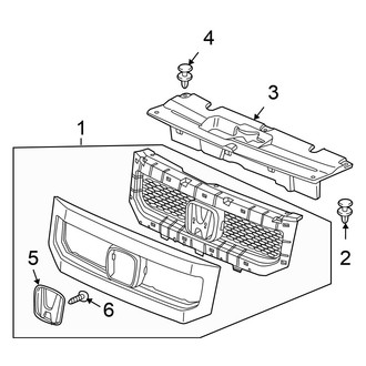 Honda OE - Grille & Components
