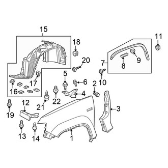 Honda OE - Fender & Components