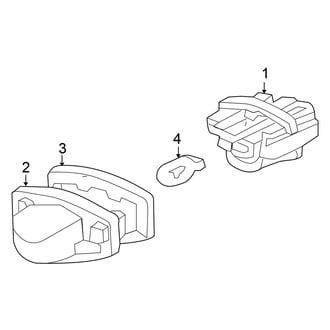Honda OE - Rear Lamps - License Lamps