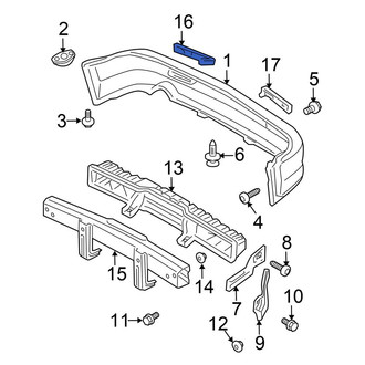 Honda OE - Rear Right Reflector Panel