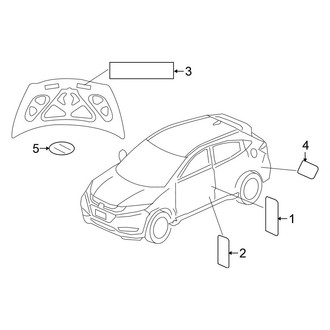 Honda OE - Information Labels - Labels