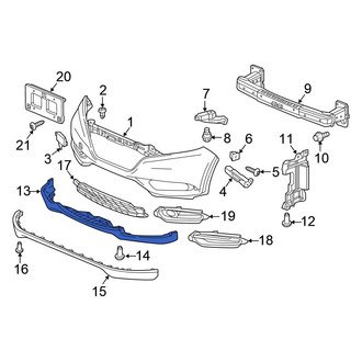 Honda OE - Front Lower Bumper Cover
