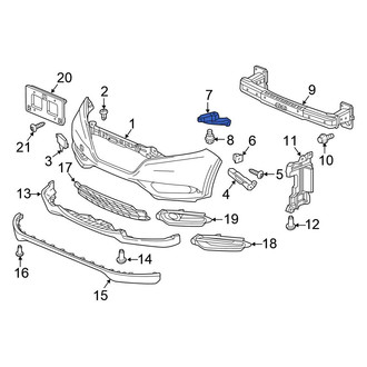 Honda OE - Front Left Bumper Cover Brace