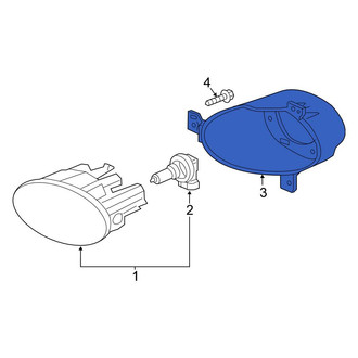 Honda OE - Right Fog Light Bracket