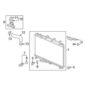Honda OE - Cooling - Radiator & Components