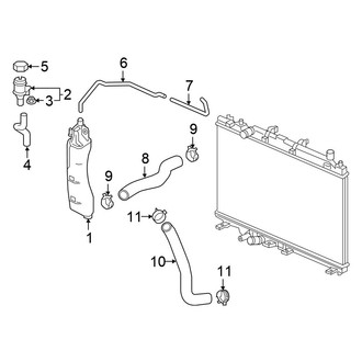 Honda OE - Cooling - Hoses & Lines