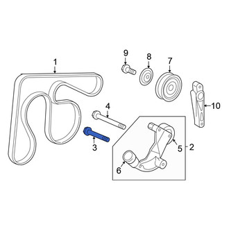 Honda OE - Belt Tensioner Bolt