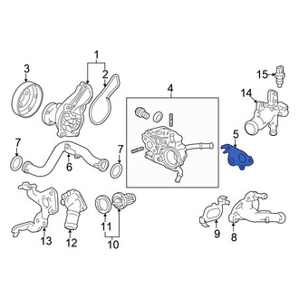 Honda OE - Engine Coolant Thermostat Housing Gasket
