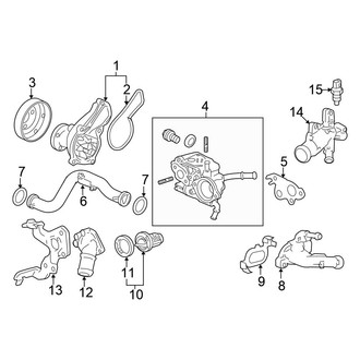 Honda OE - Cooling - Water Pump