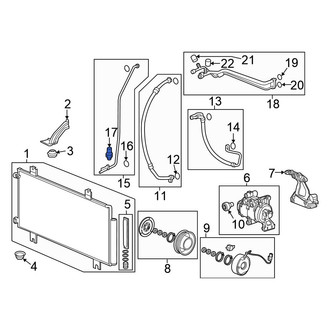 Honda OE - A/C Refrigerant Pressure Sensor