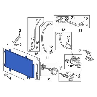 Honda OE - A/C Condenser