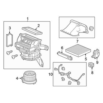 Honda OE - Air Conditioner & Heater - Blower Motor & Fan
