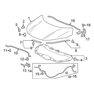 Honda OE - Hood & Components