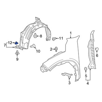 Honda OE - Fender Liner Nut