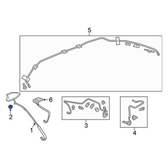 Honda OE - Radio Antenna Base Nut