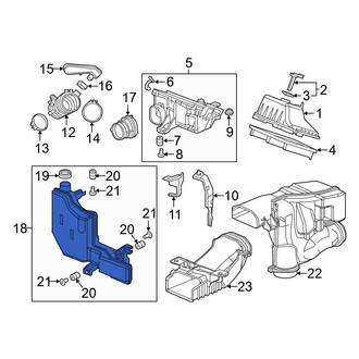 Honda OE - Front Engine Air Intake Resonator