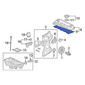 Honda OE - Engine Valve Cover Gasket