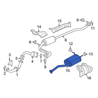 Honda OE - Exhaust Muffler