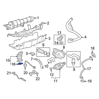 Honda OE - Exhaust Gas Recirculation (EGR) Valve Gasket