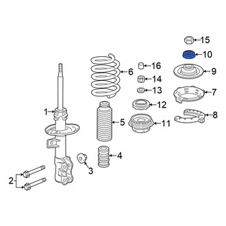 Honda OE - Front Suspension Strut Bearing